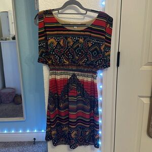 Ya paisley pattern short mini dress
Lightly worn